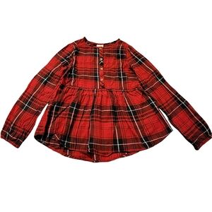 Jumping Beans Girls Flannel Top